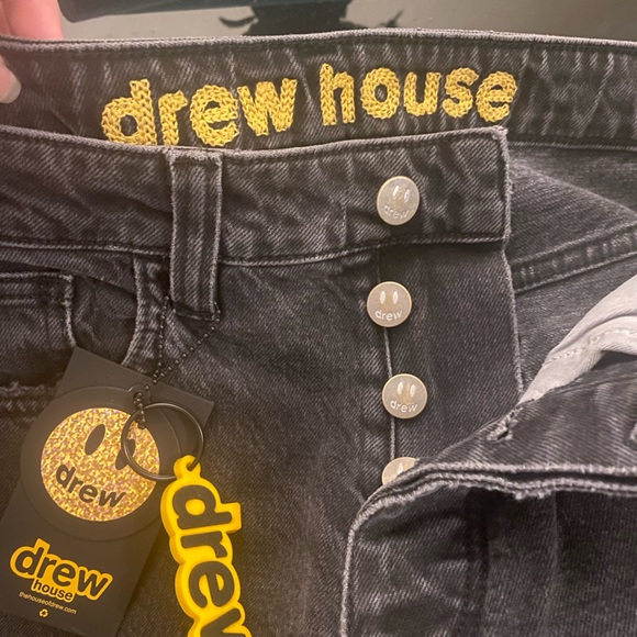 Drew house distressed black wash tapered jean - Picture 6 of 7